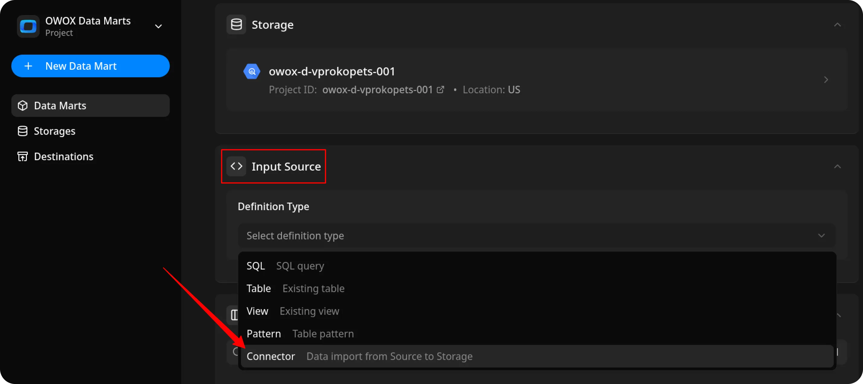 Google Ads Input Source Connector