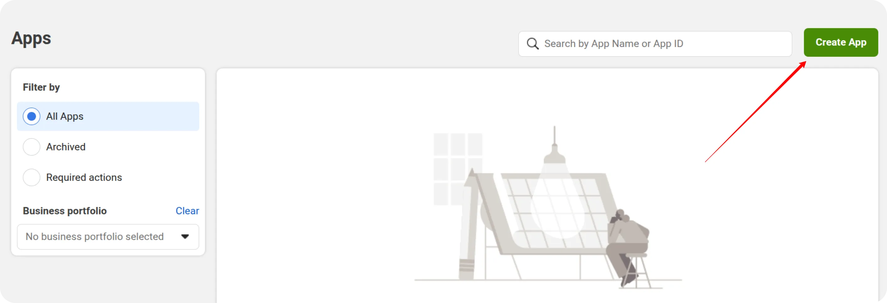 Facebook creating app