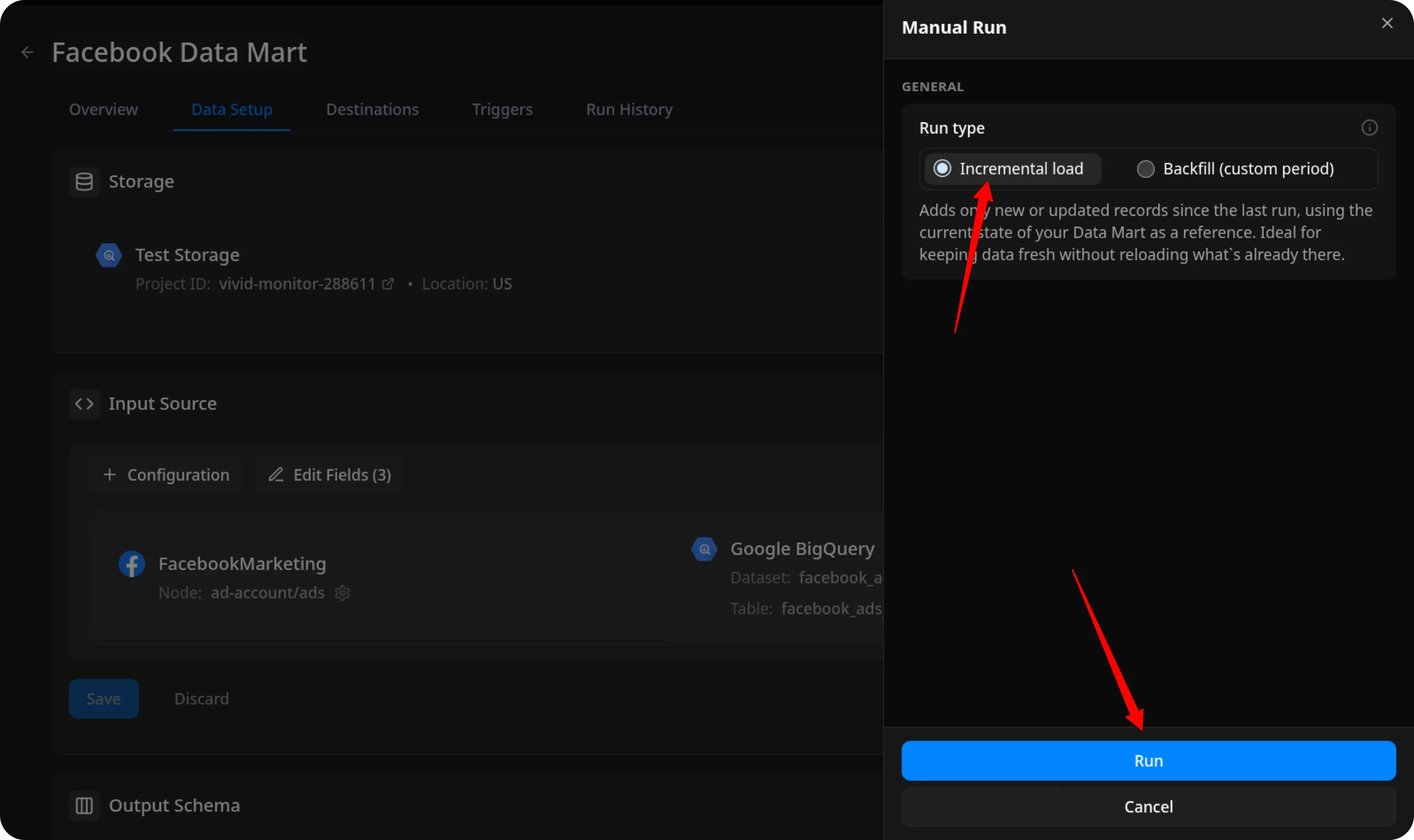 Facebook Incremental Load