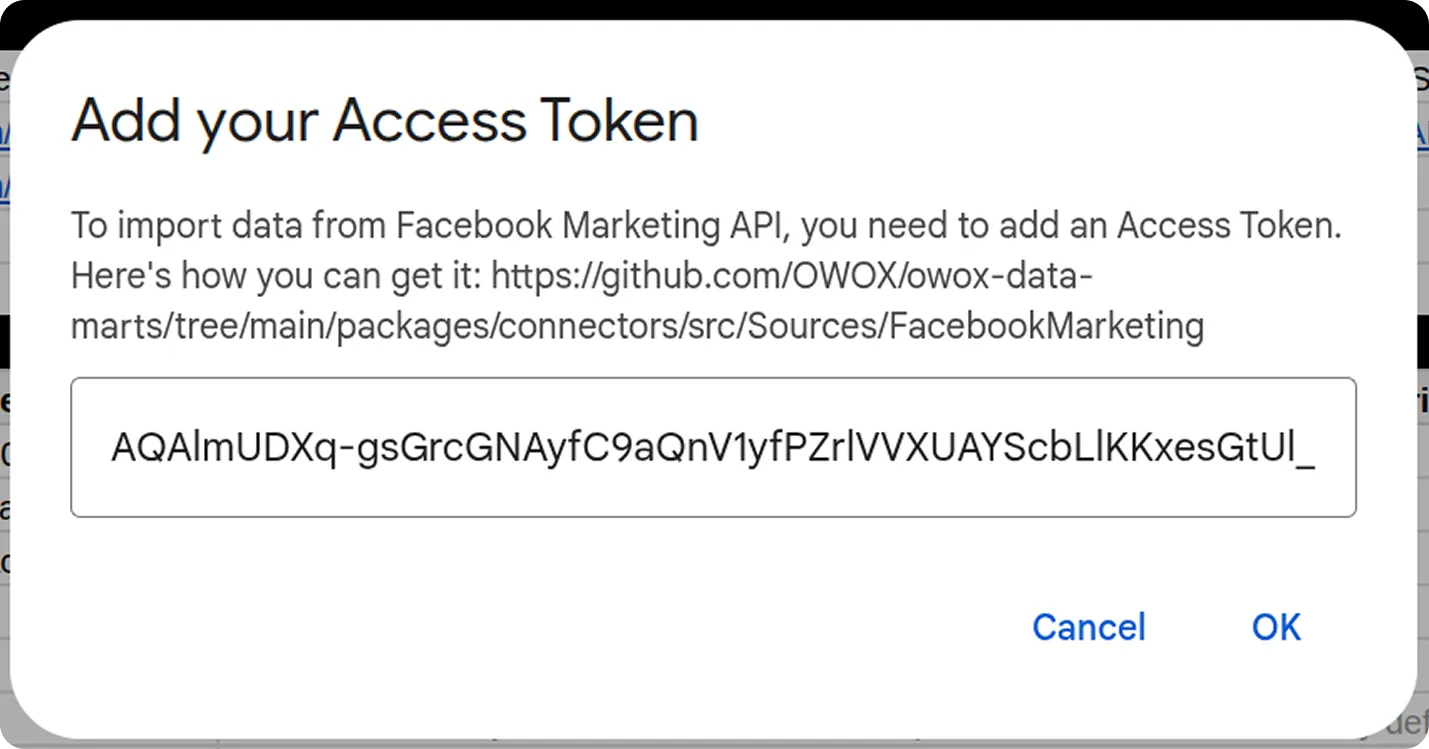 Facebook Token