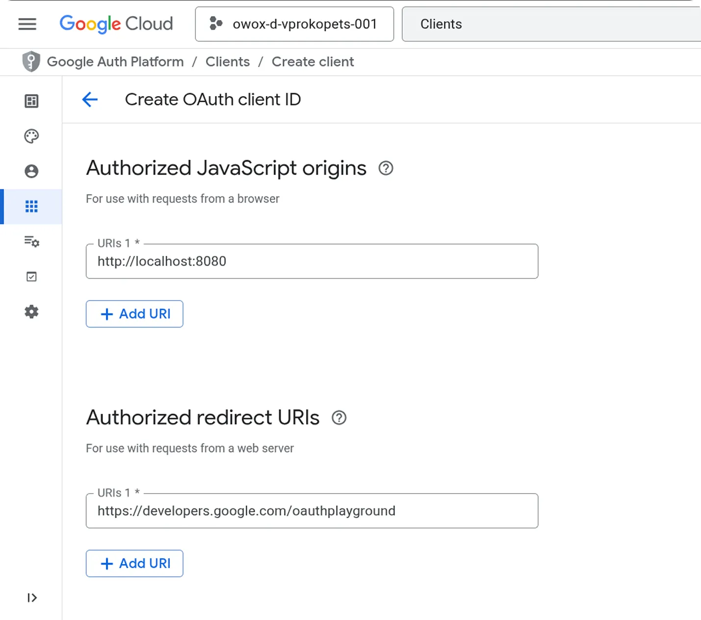 Google Ads Client Create