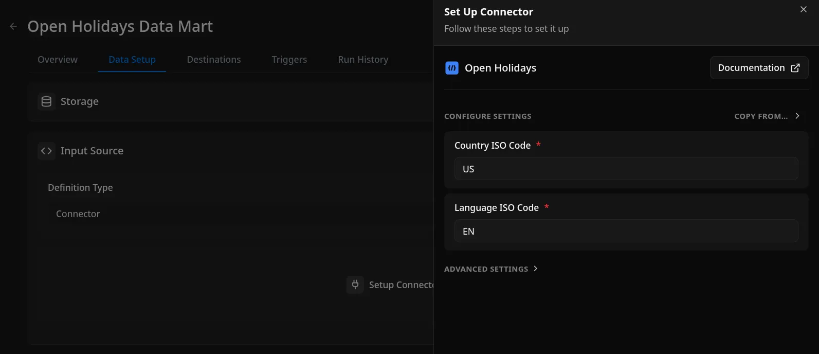 Open Holidays Fill Data