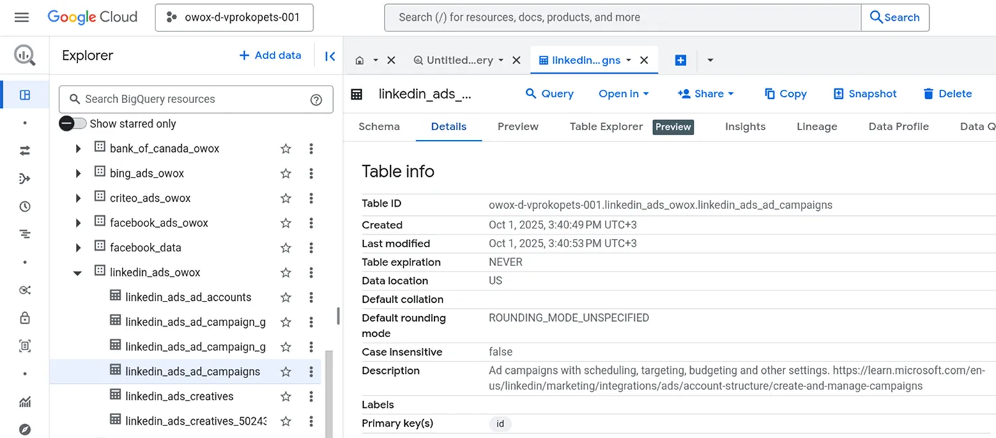 LinkedIn Ads Import Success
