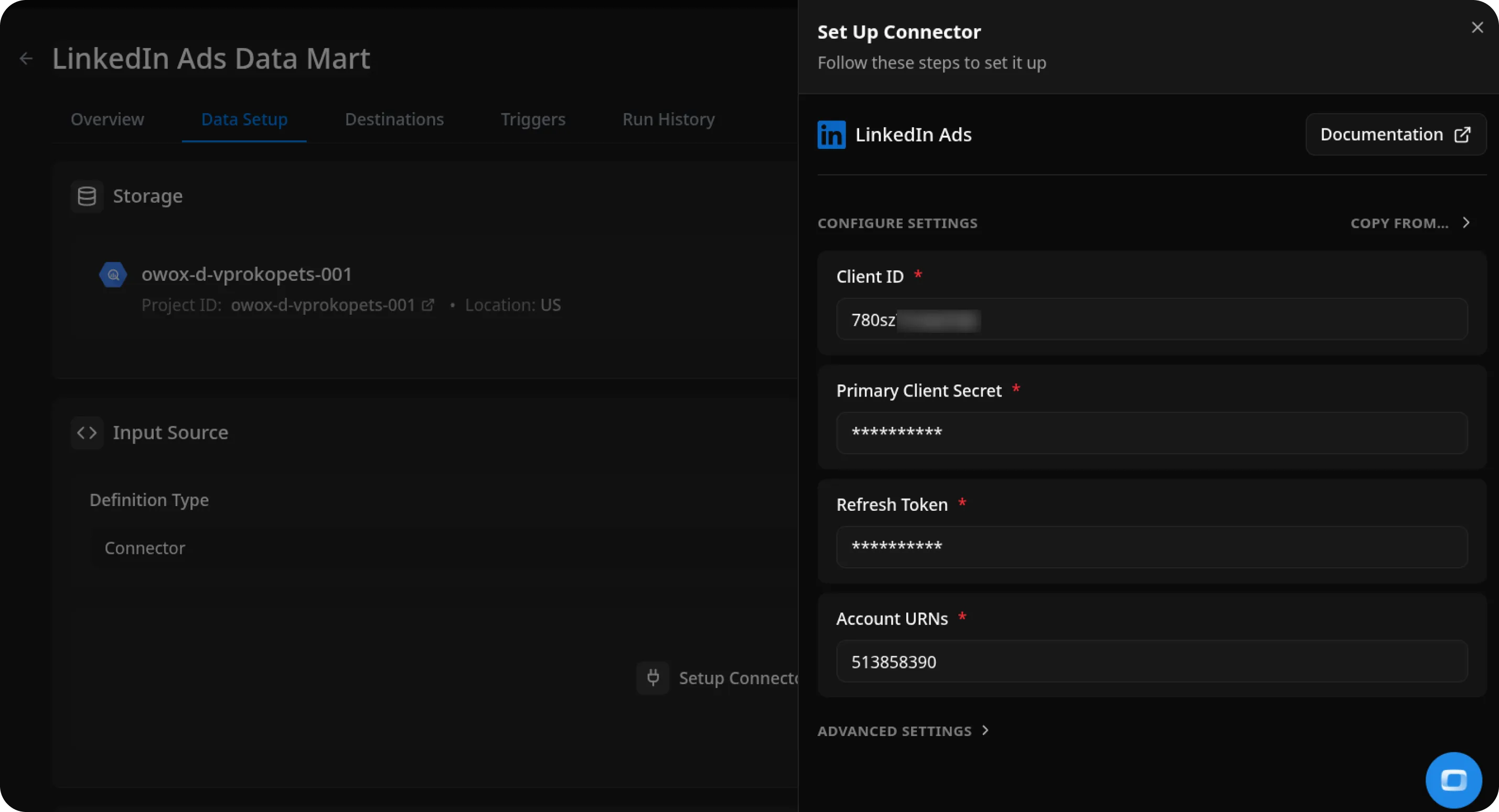 LinkedIn Ads Fill Data