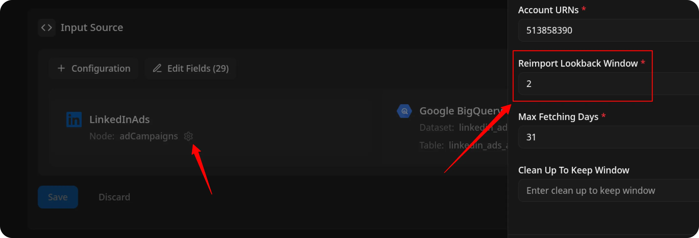 LinkedIn Ads Reimport