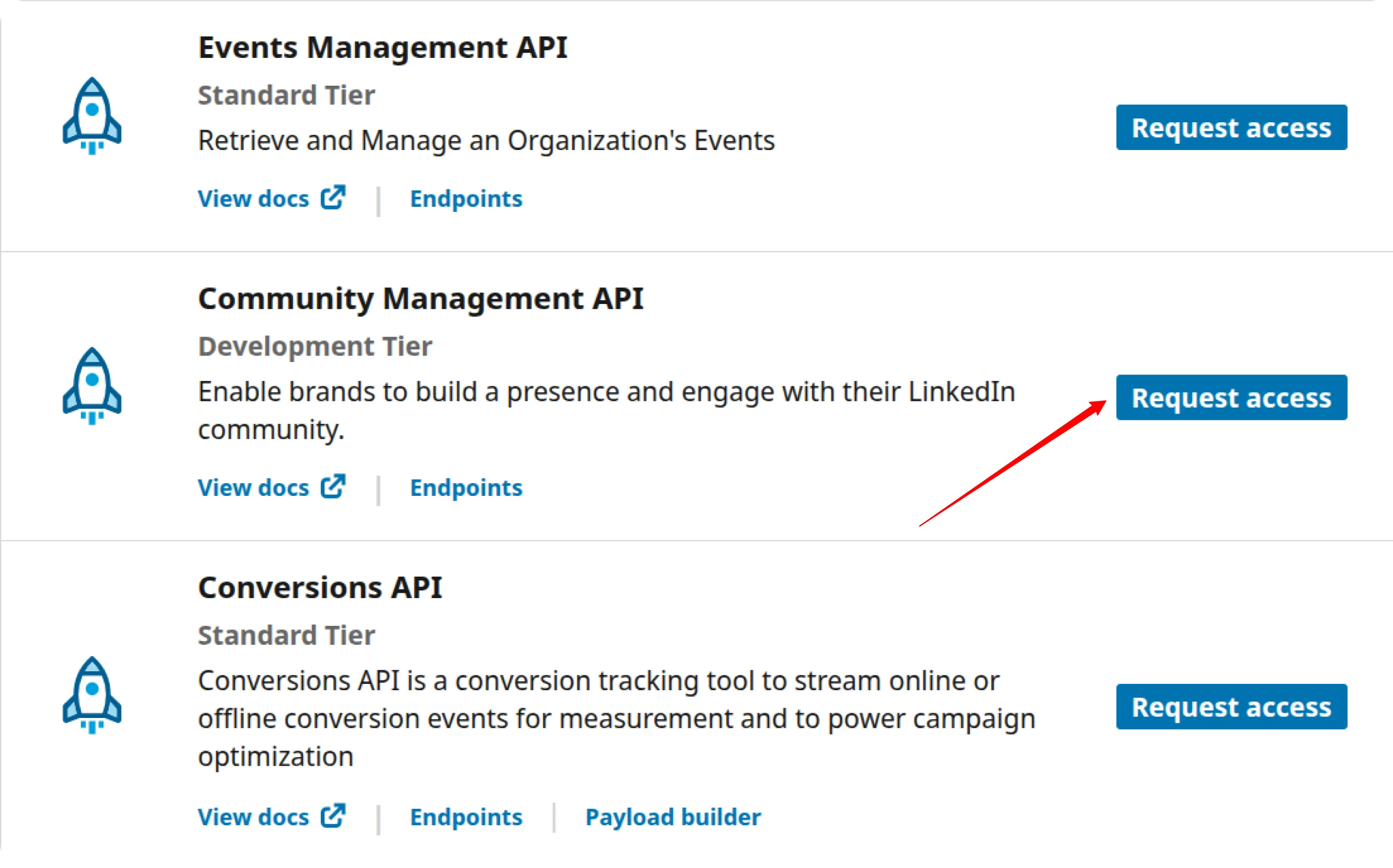 LinkedIn community request