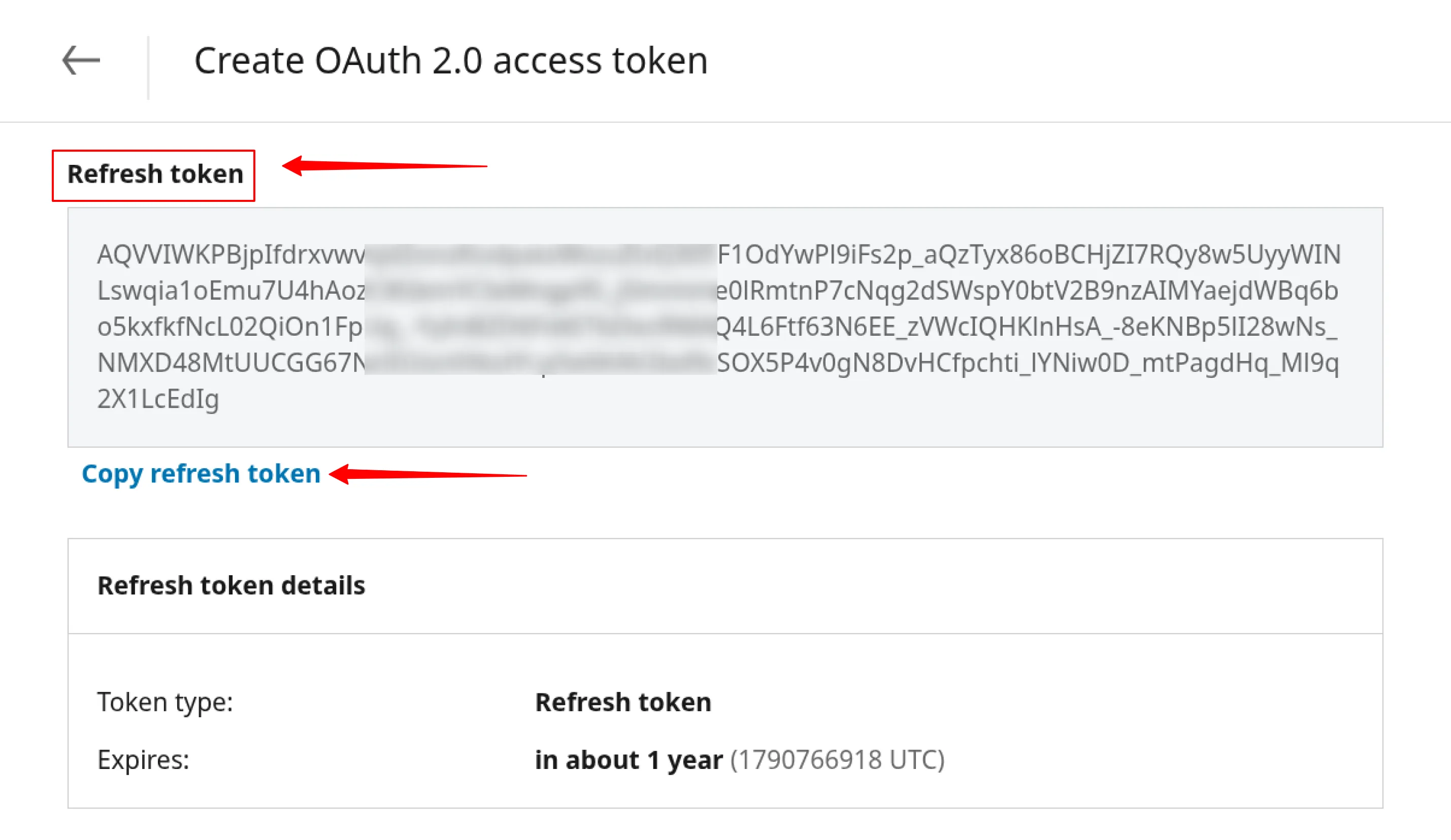LinkedIn Copy token
