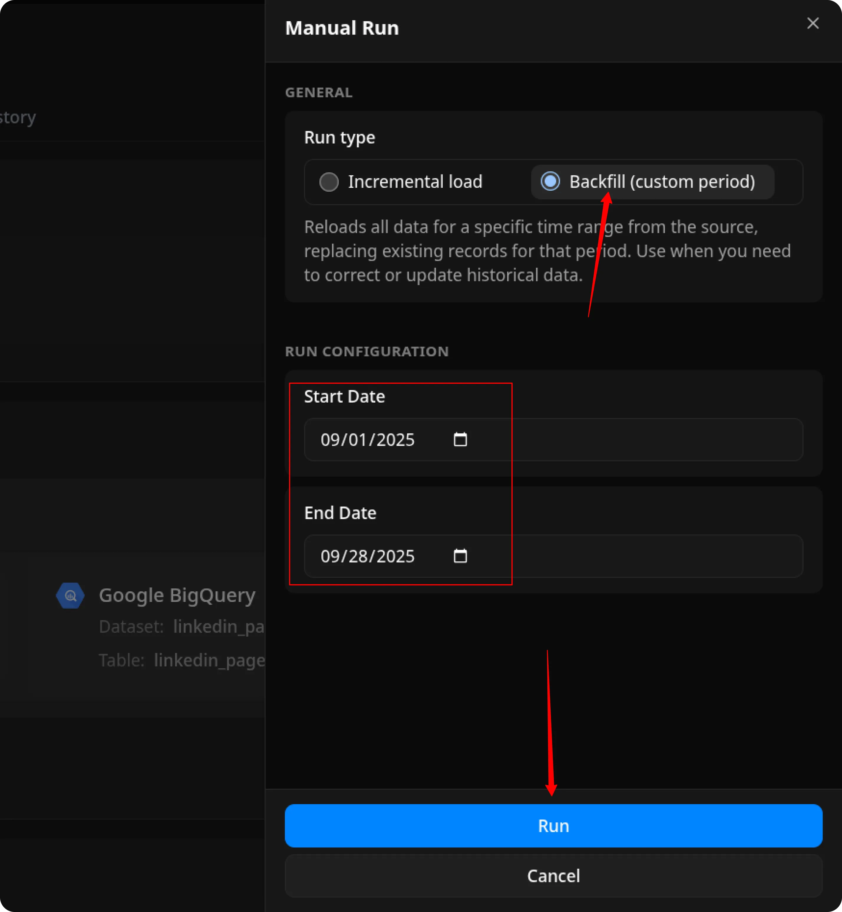 LinkedIn Pages Backfill