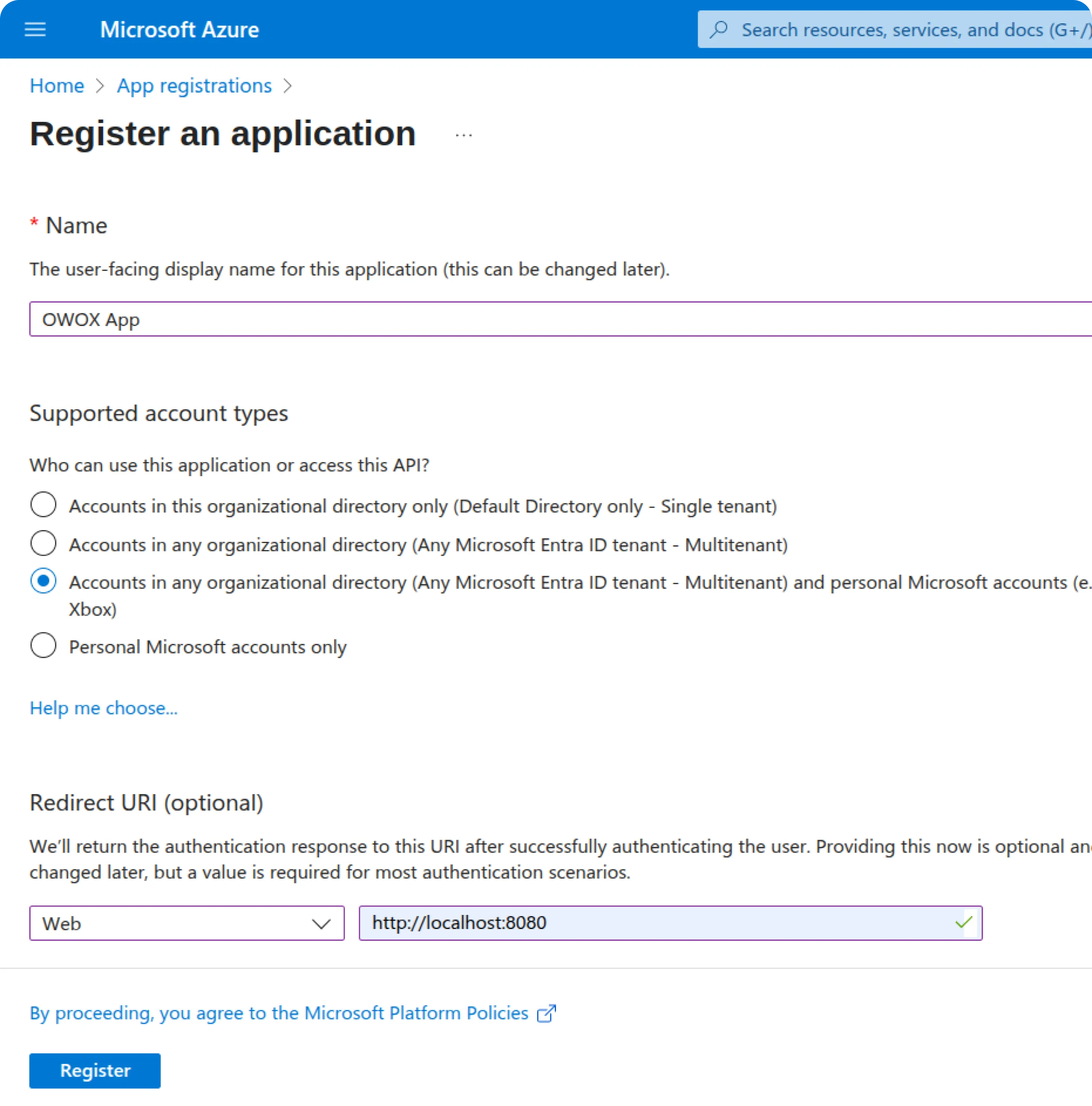 Microsoft New App