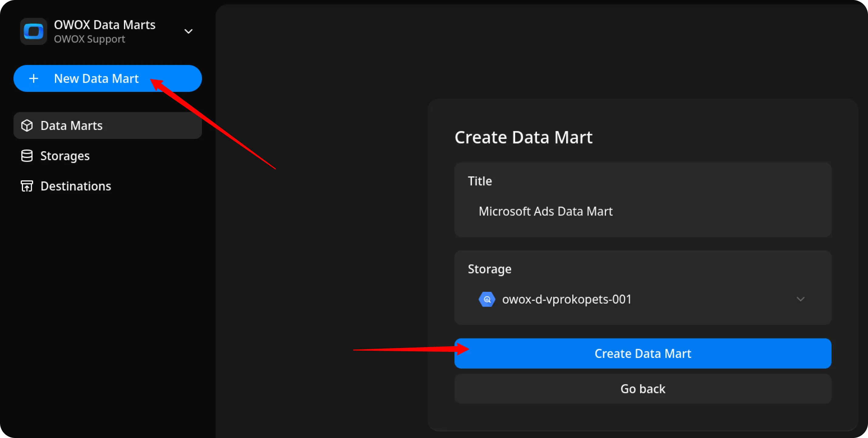 Microsoft New Data Mart