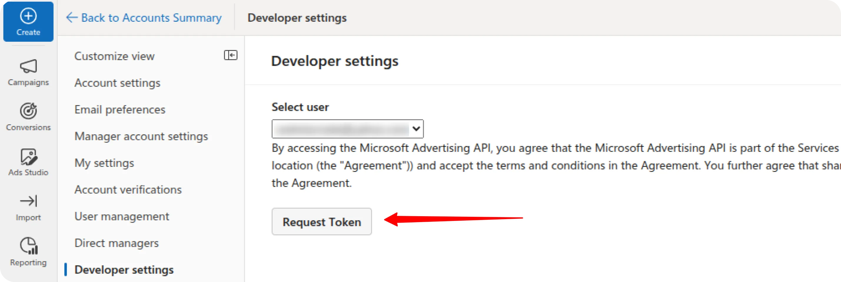 Microsoft Request